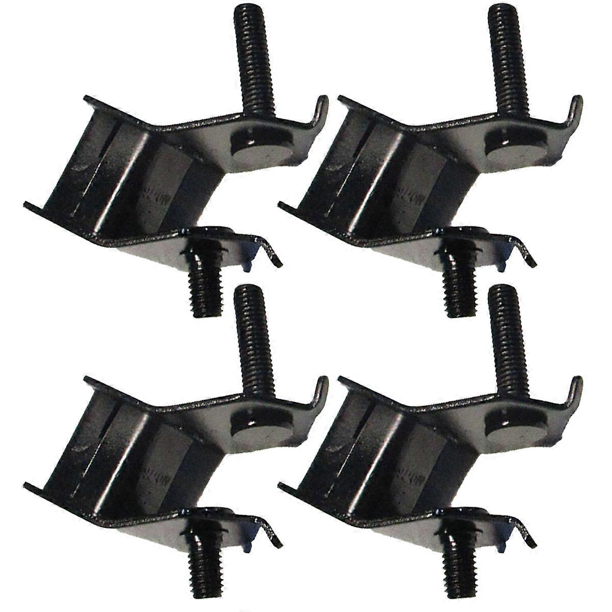 Generator Motor Mounts Anti Vibration Rubber Replacement 8Pcs Black
