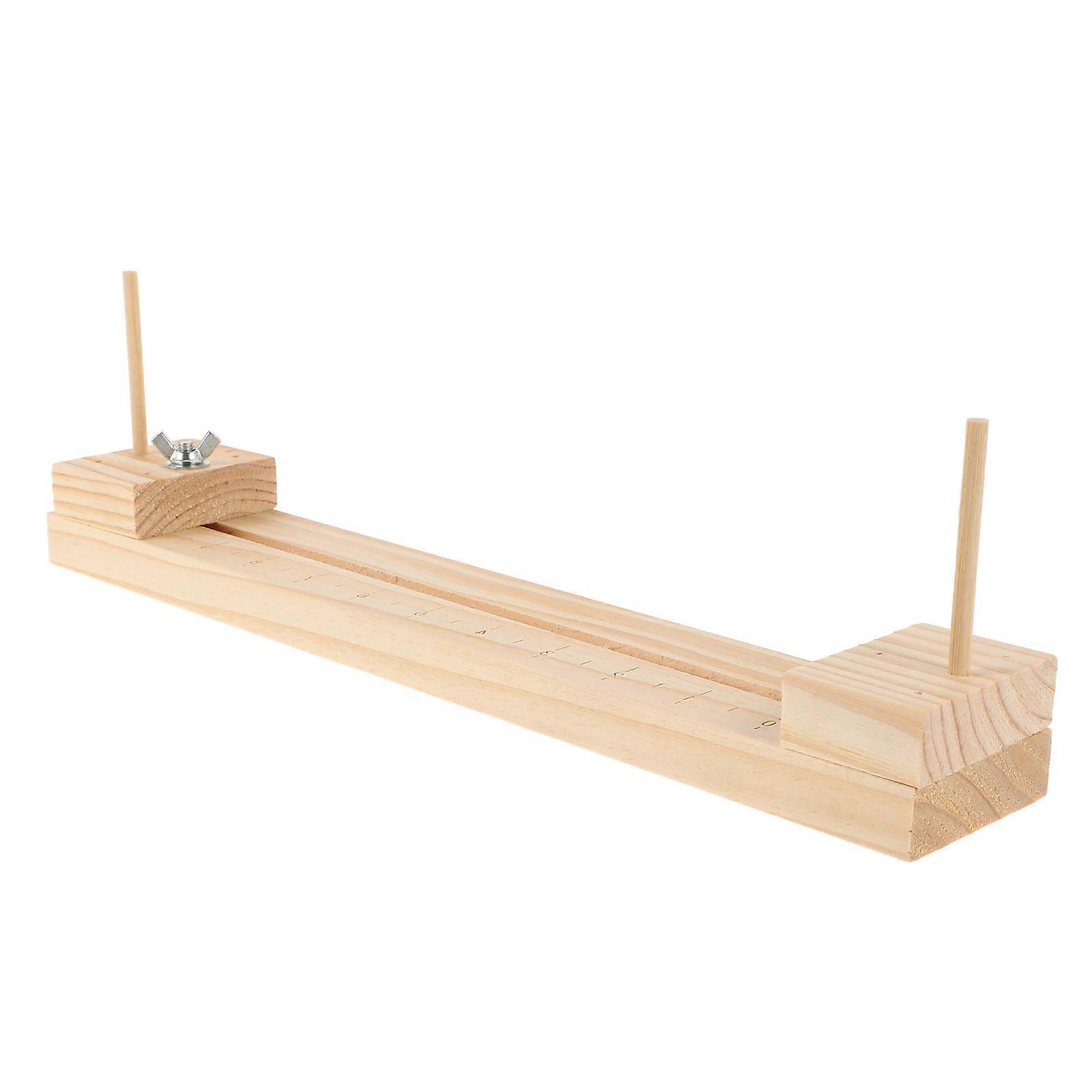 Wood Bracelet Jig for Craft with Adjustable Function Wooden Frame