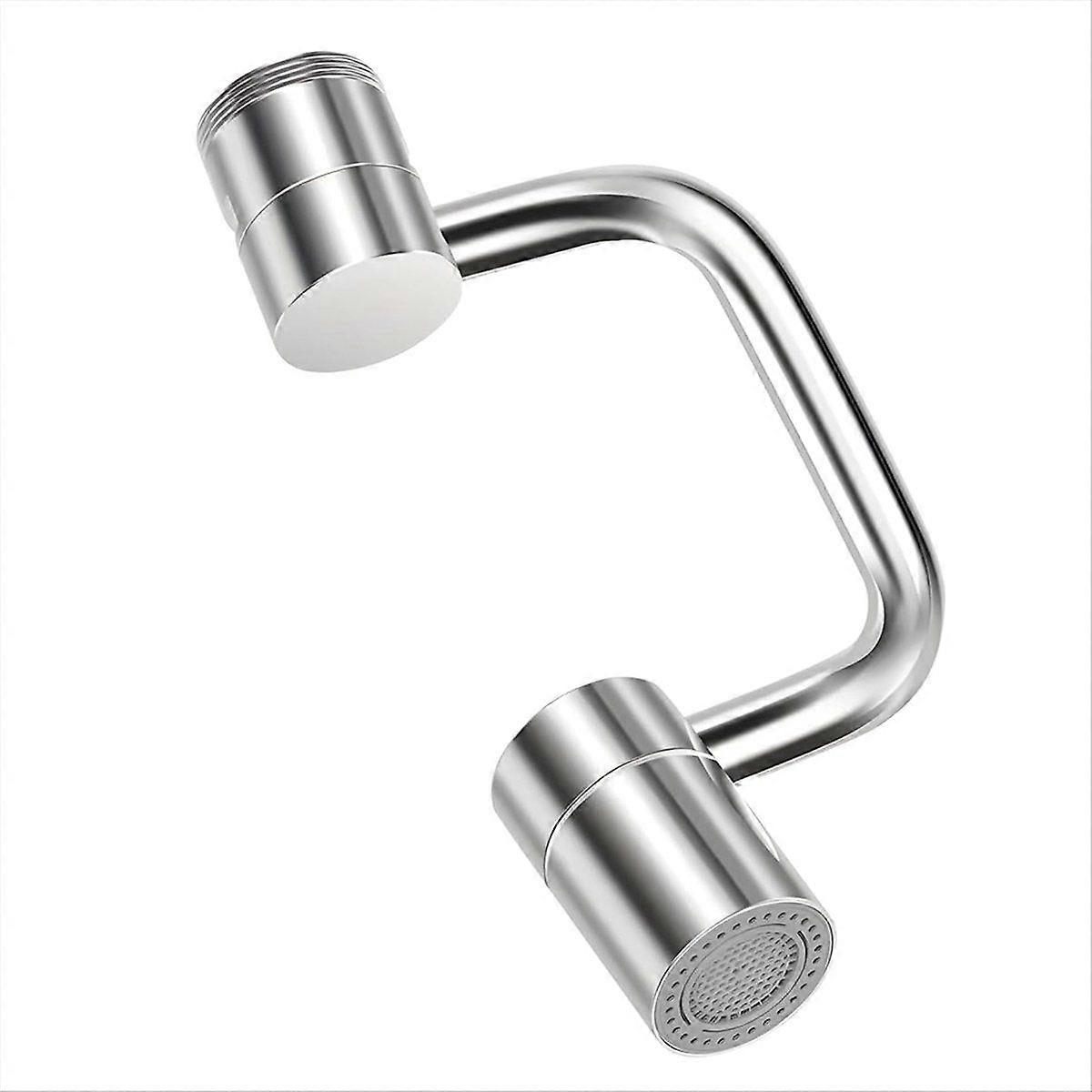 Flexiflow 1080Rotatable Faucet Aerator, Rotating Faucet Extender, U Shape Faucet Extender for Bathroom Sink/Kitchen