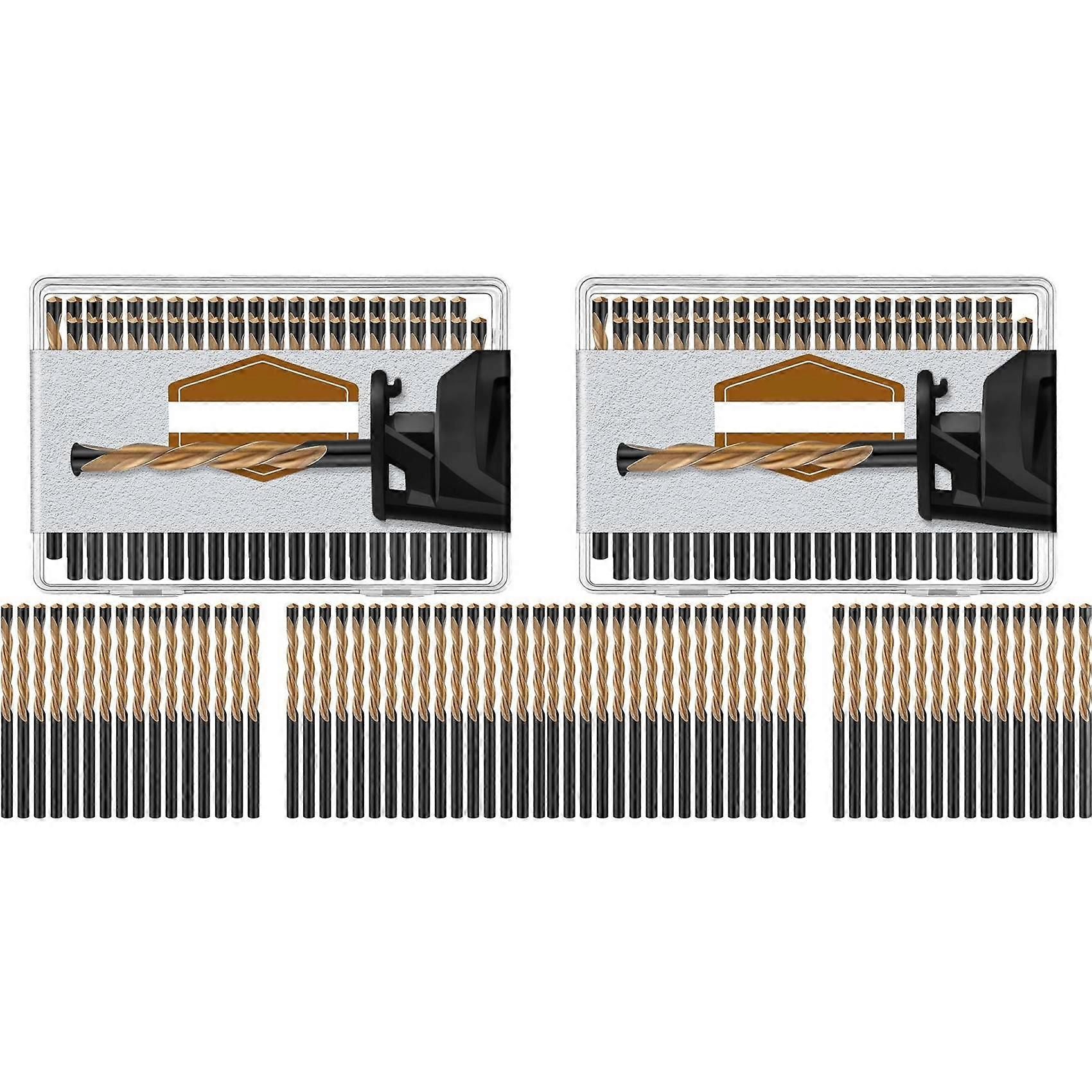 100pcs Drywall Drill Bits Pilot Point Cutting Drill Bits Diameter Drywall Router Drill Bits Drywall Tools for Spiral Saw