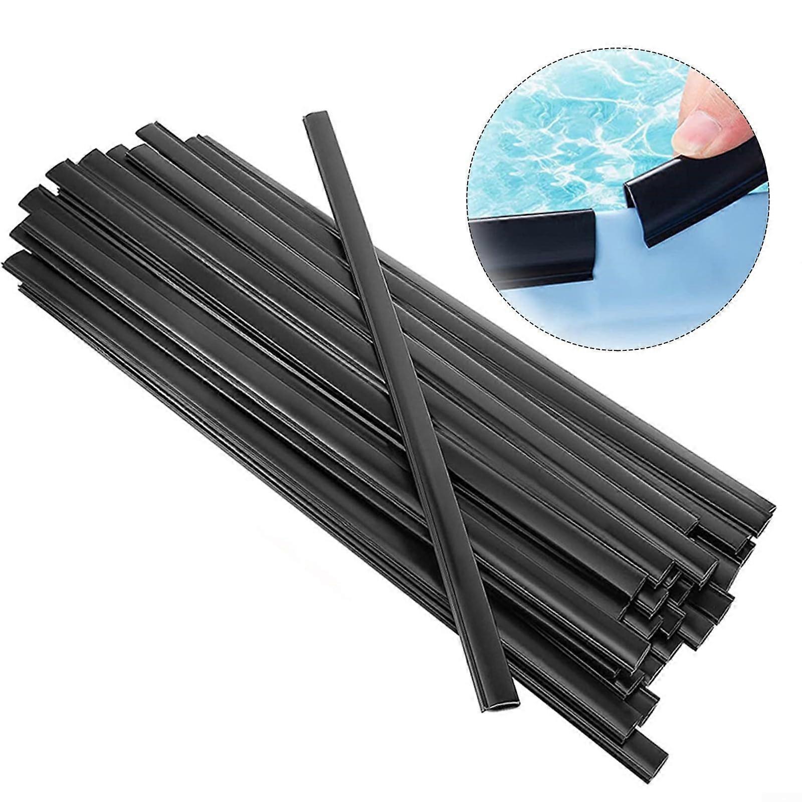 Swimming Pool Coping Strips for Overlap Liners, 24 Inch PE Replacement for Inground Pools