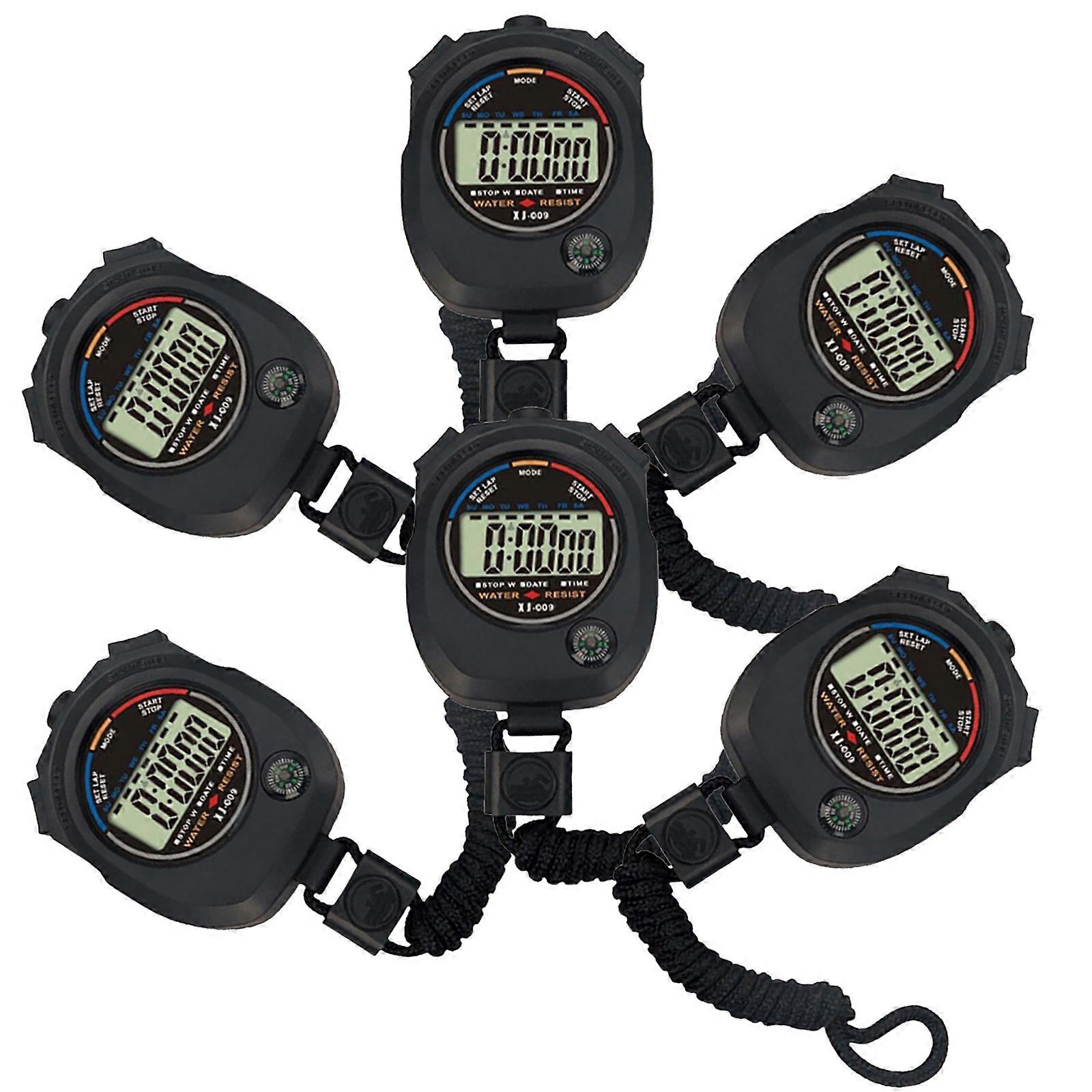 Game Stopwatch Match Timer Electronic Watches Users Requiring Timing Tools 6Set
