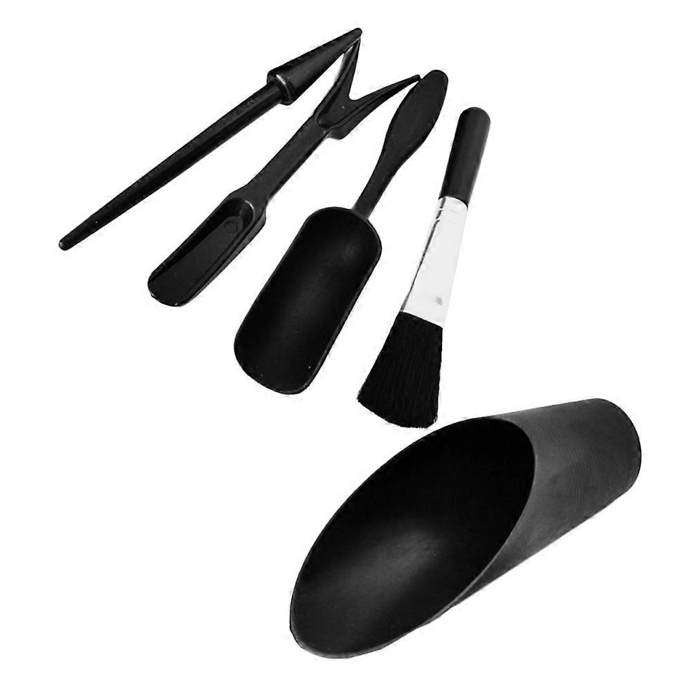 Succulent Tools Garden Tools Set for Transplanting 1Set Black Mini