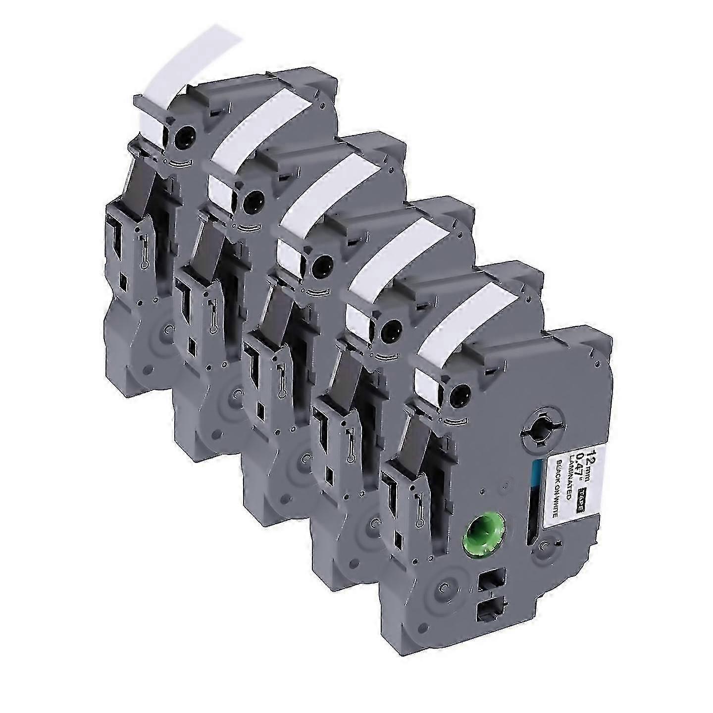 For 5pack Label Maker Tape For Tze231 231 Laminated P 26s