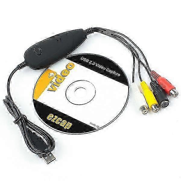 Video Grabber Vhs Analog Digital Version 2022 - Windows 11+ New Software - Usb 2.0 Capture Vhs Conve