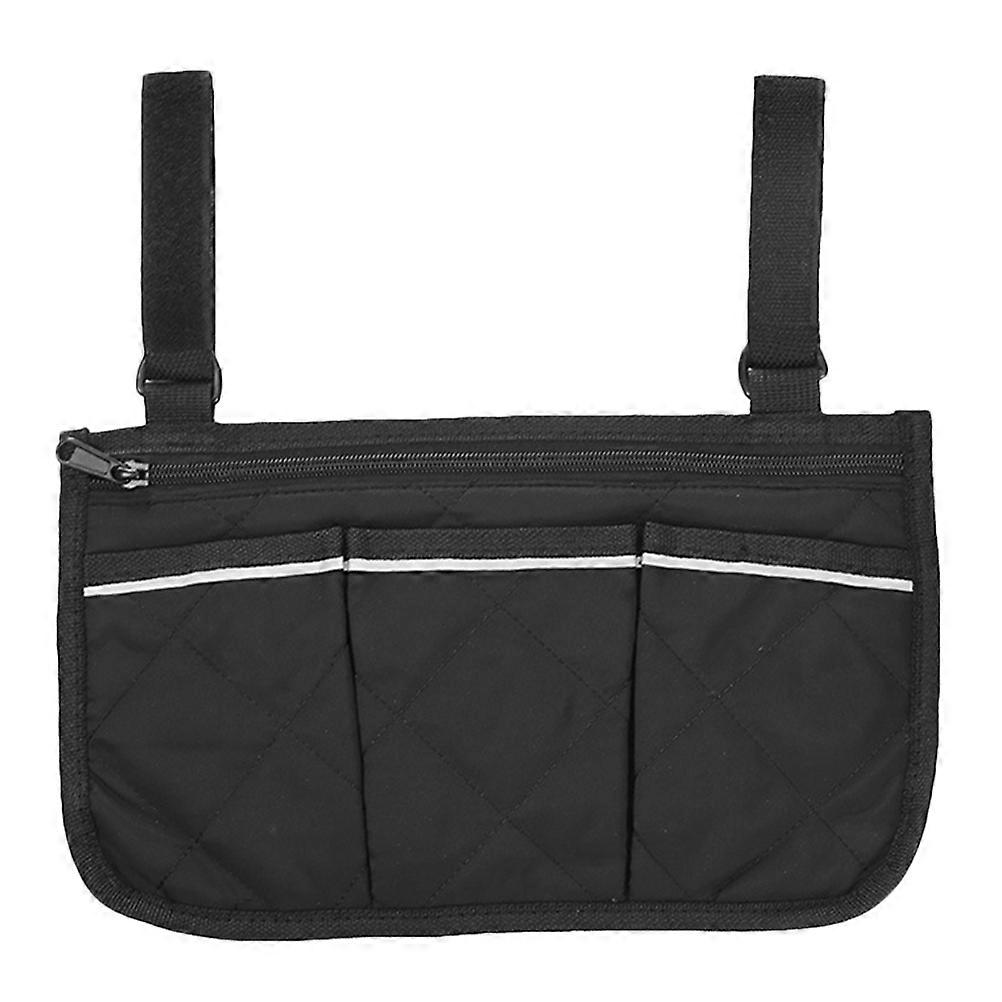 Wheelchair Hanging Pouch Armrest Storage for Mobility Aid 2Pcs Set
