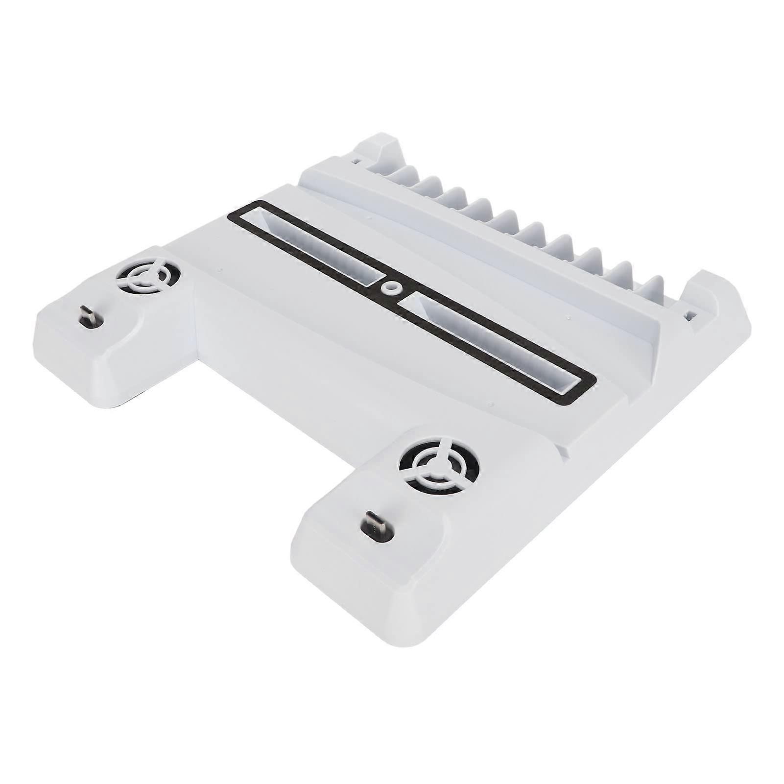 Cooling Stand with Dual Controller Charging, 11Game Storage, Vertical Stand and USB Hub for PS5