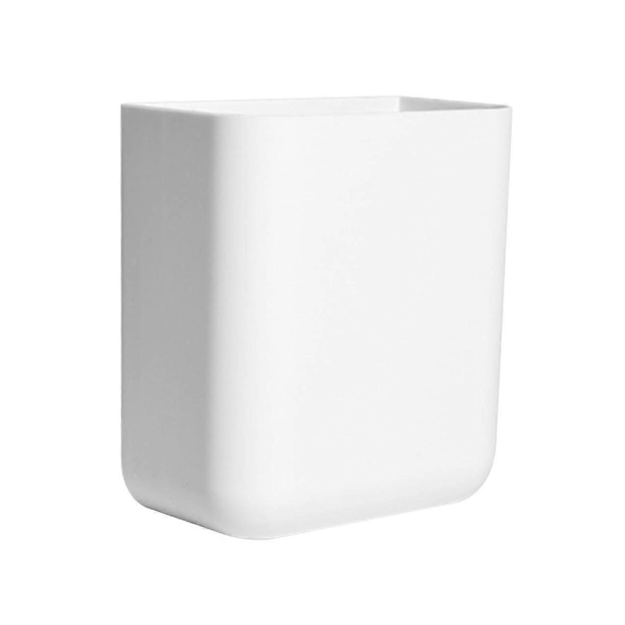 Wall Mounted Toothbrush Holder with Toothpaste Dispenser Rack Bathroom SpaceSaving Organizer White