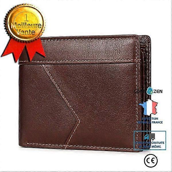 Wallet - Oiled leather - RFID anti-theft - Soft - 3 compartments