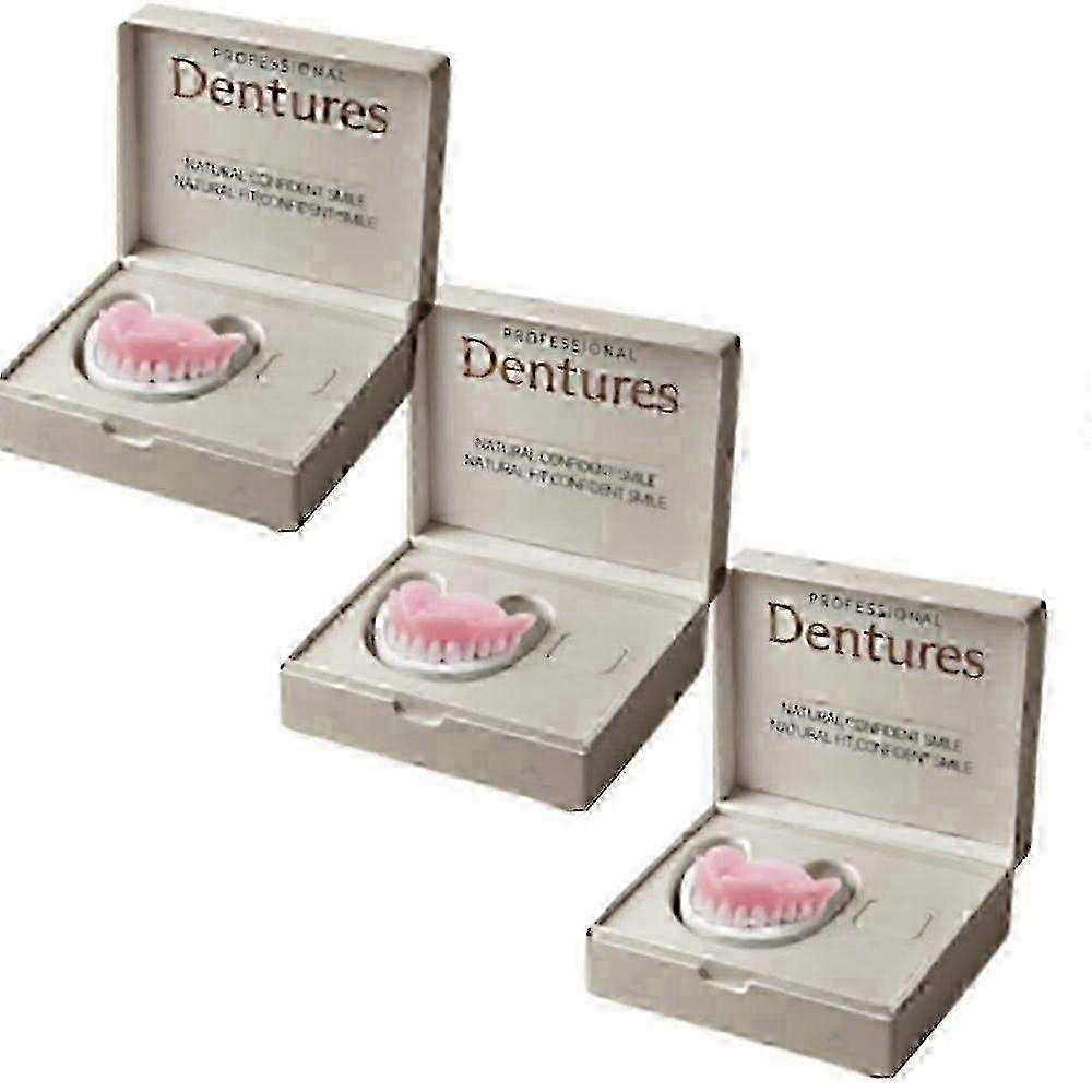 SQLX New 1/2/3x Advanced Customized Full Denture Set, Silicone Reline Denture Set 2026
