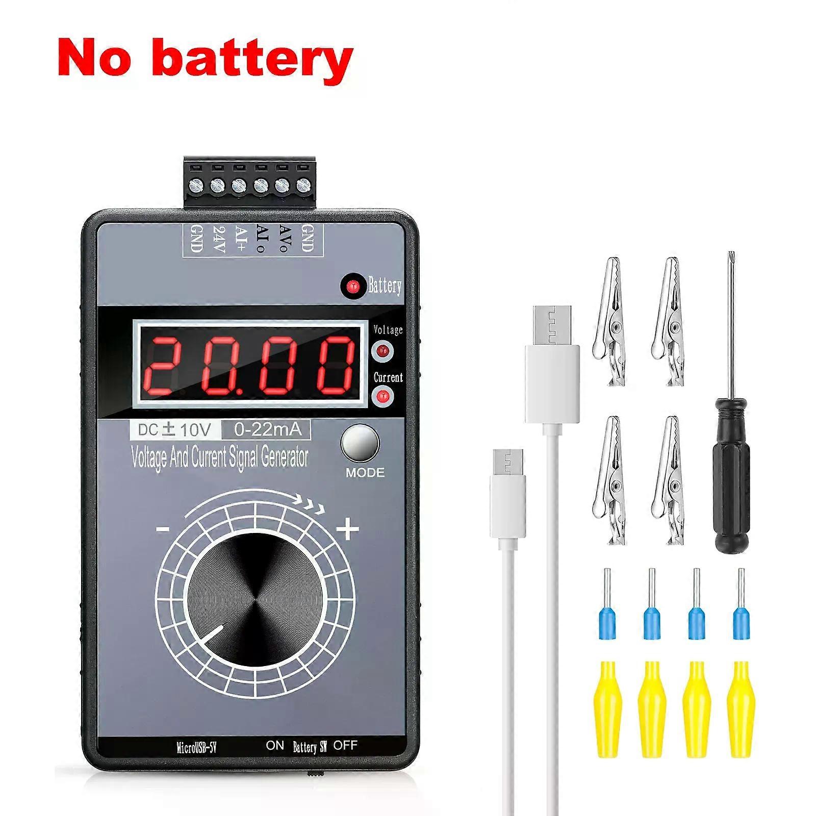 High Precision 0-5V 0-10V 4-20mA Signal Generator Voltage Current Signal Source Simulator Adjustable