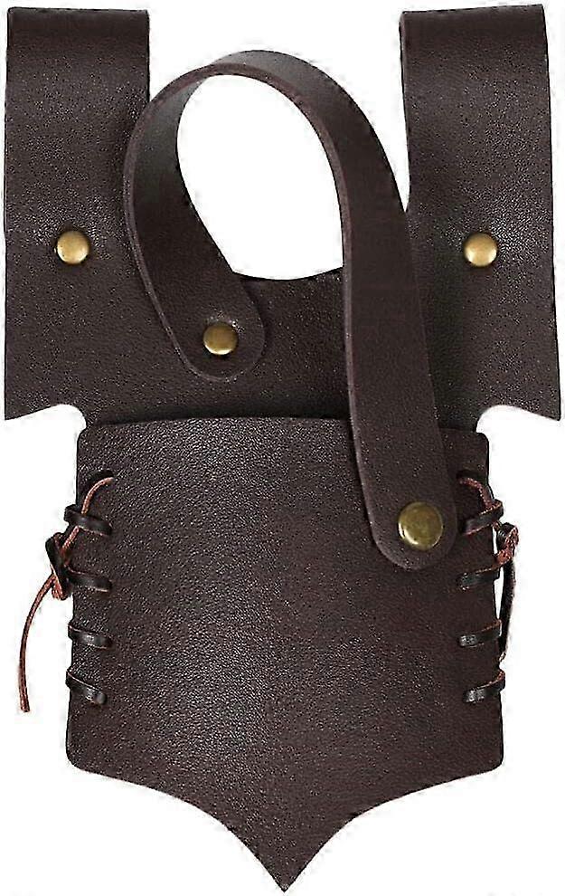Medieval Knight Leather Sword Frog Belt Set