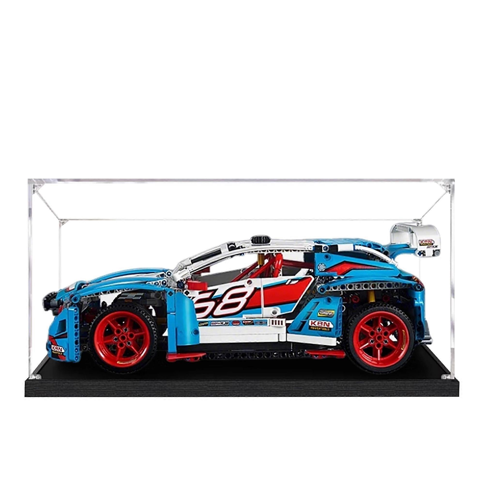 Acrylic Display Case for  42077 Rally Car, Clear DustProof ScratchResistant Showcase