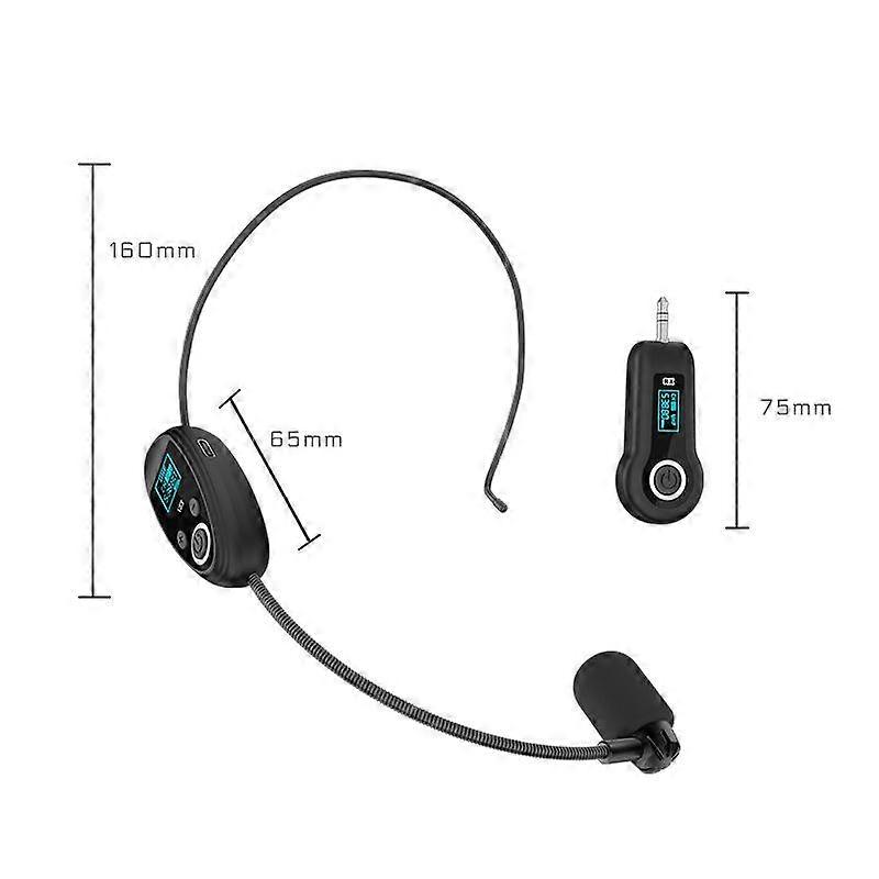 K-06 2.4G Head-Mounted Wireless Microphone Amplifier Headset