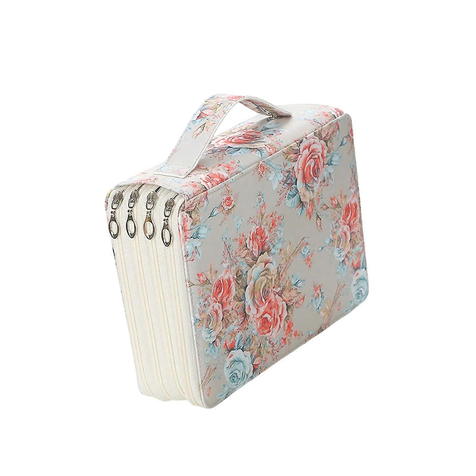 Large Pencil Case 200 Slots Pencil Organizer for Artists Students, Durable Polyester Storage Bag