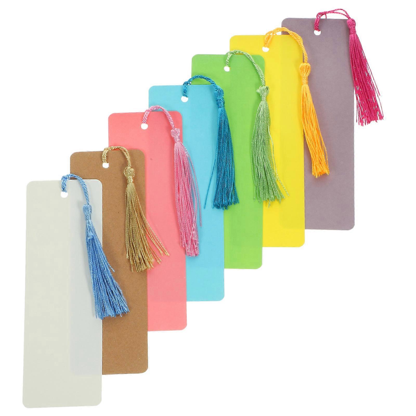 DIY Paper Bookmarks for Decoration 3Sets Blank Unpainted Bookmarks