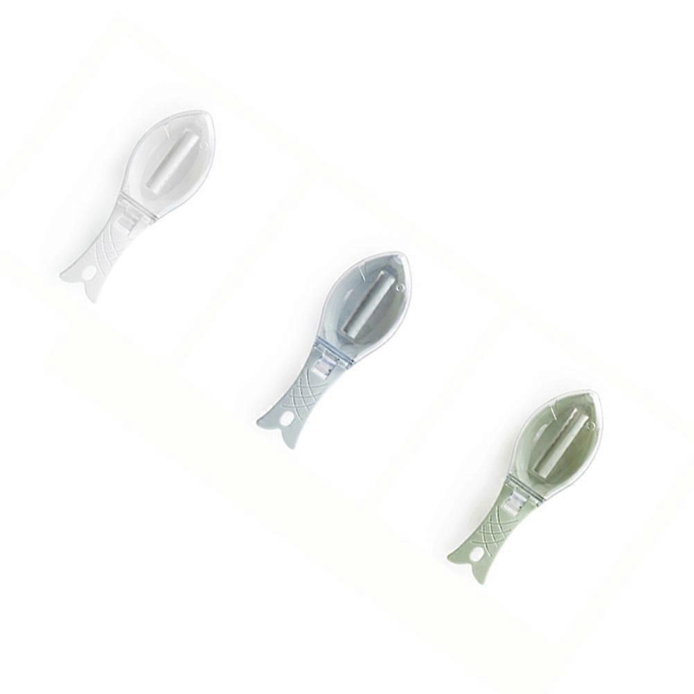 Ergonomic Design Fish Scaler ABS Material Hanging Storage For Kitchen Use 2Pcs