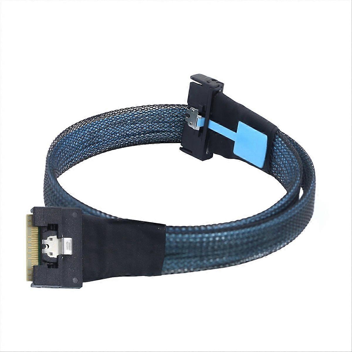 Anti-Slash Insertion PCIe MCIO 5.0 8I to Slimline SAS Cable 100cm