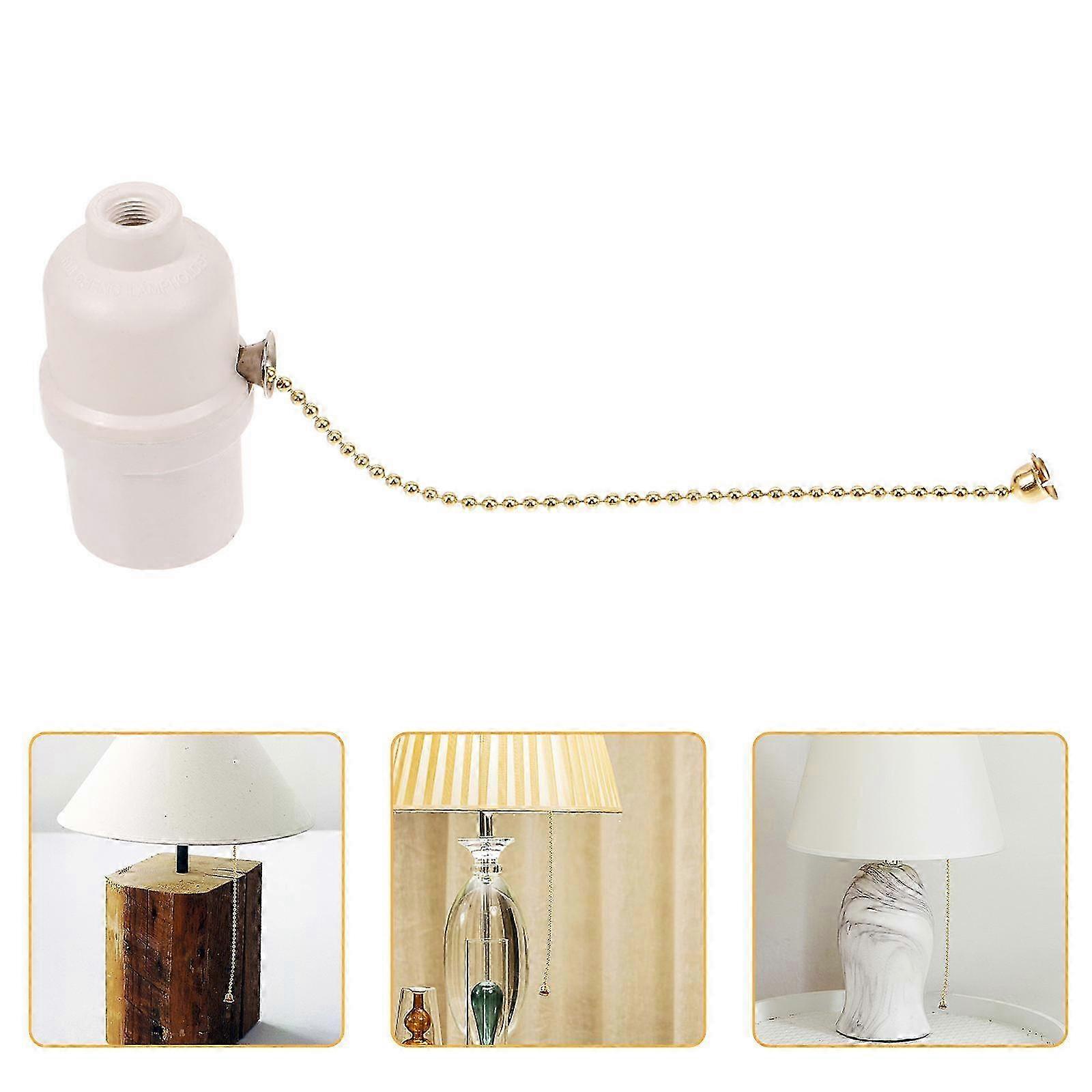 Pull Chain Light Socket Ceiling Lamp Holder compatible Lighting 1 Piece Accessory