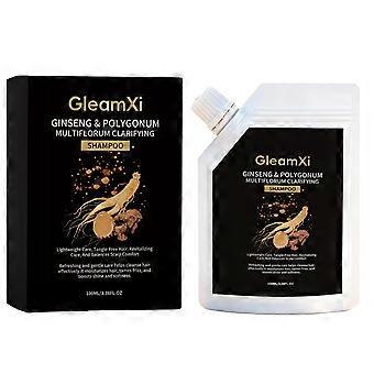 Ginseng & Polygonum Multiflorum Clarifying Shampoo  3-in-1 Formula with Ginger Extract, Keratin & Silk Protein, Supports Hair Growth, Stronger Roots &