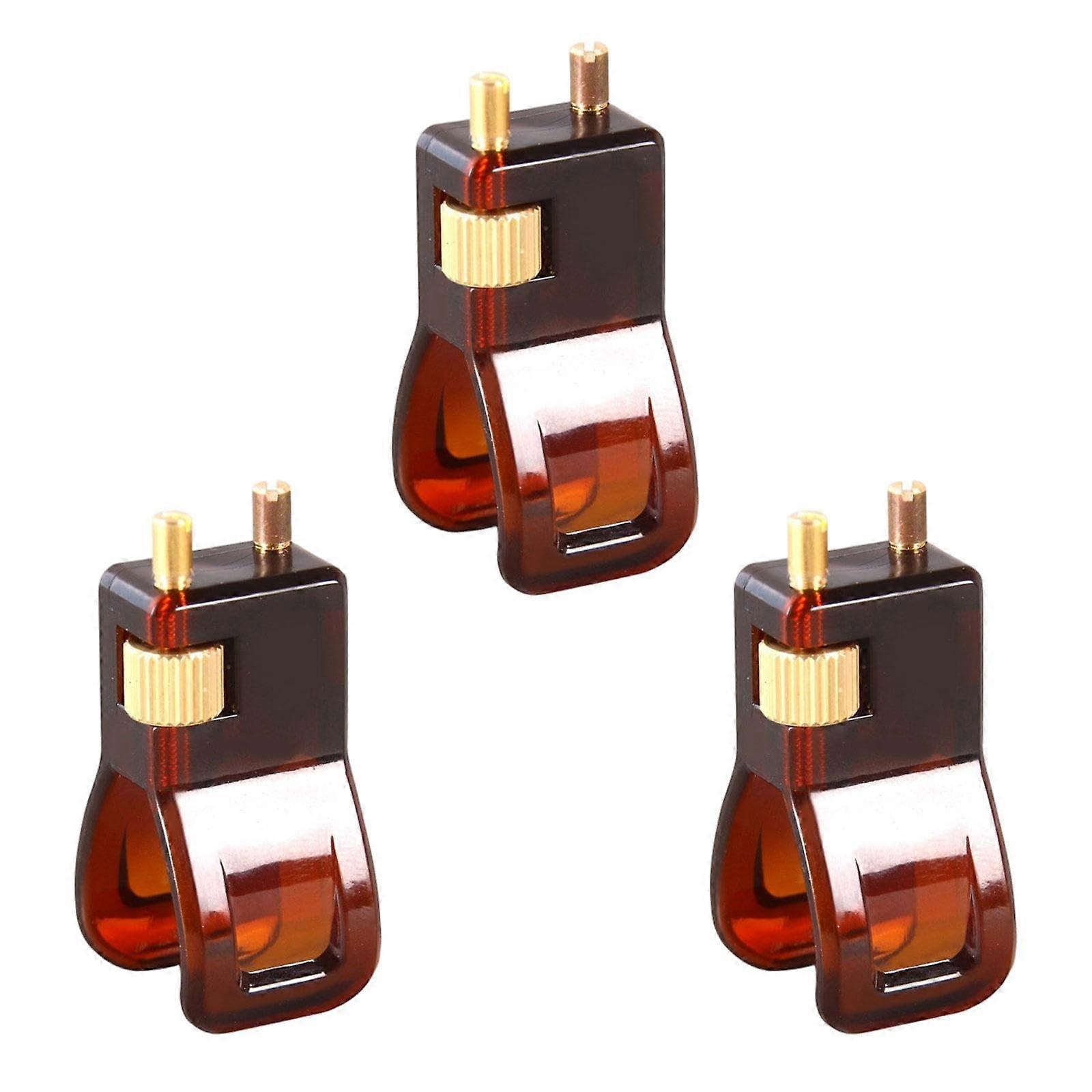 3pcs Erhu Fine Tuner Set with Precise Microadjustment Control, Compact Lightweight String Adjuster