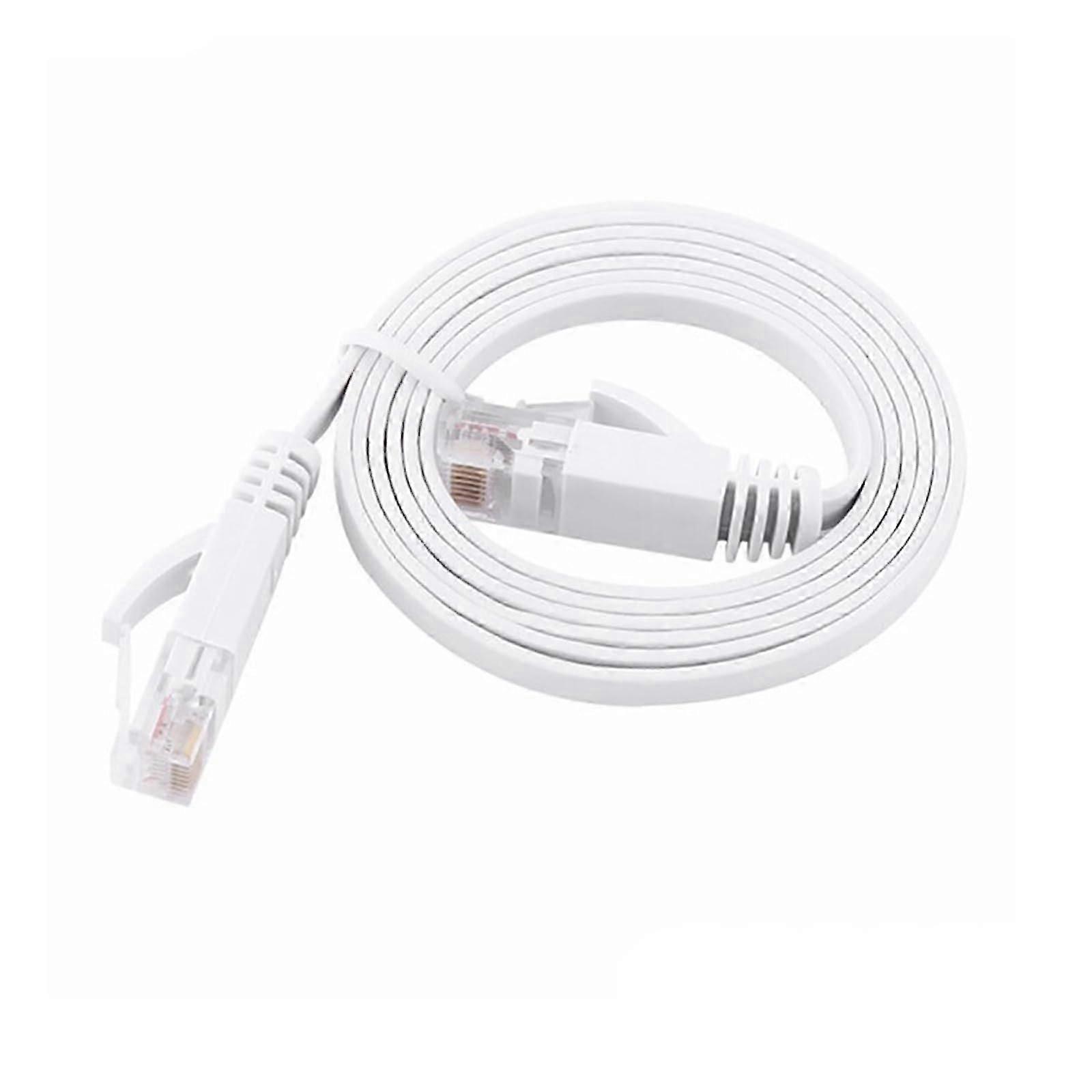 Flat Ethernet Cable CAT6 RJ45 LAN Patch Cord Compatible With Computer, Laptop, Router 1m/2m/3m/5m/8m