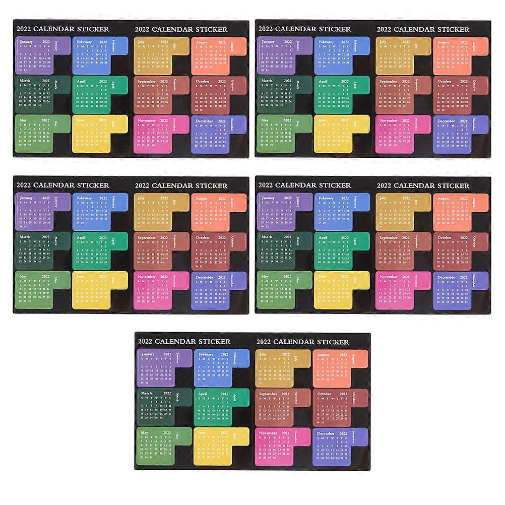 Assorted Color Practical Label Plan Notepad Stickers for Marking 10Pcs