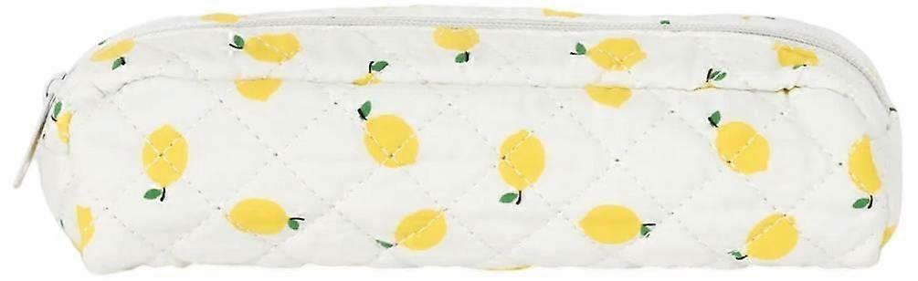 Moon Nude Lemonade Pencil Case - White/Yellow