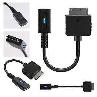 Type-C Charging Adapter Cable for PSP GO Smart Chip Protection, Fast Stable Power Conversion, Portable 10cm Game Console Charging Cable