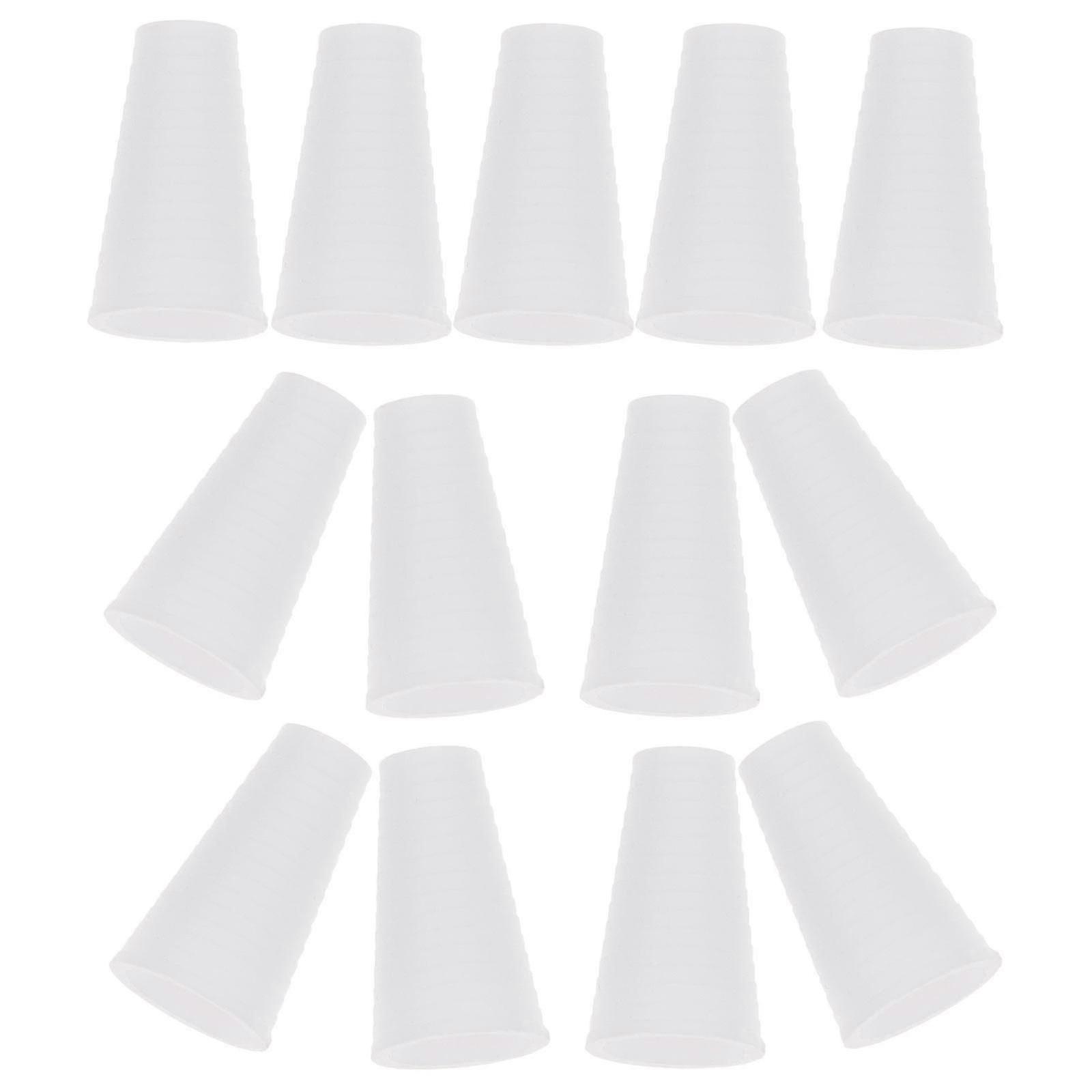 White Blind Pull Cord Knobs Plastic for Curtain 15Pcs Window Blinds Cord Tassels