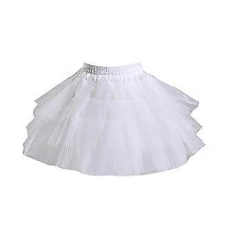 Weißer Tüllrock für Damen - Puffy Tutu Petticoat Kleid Unterrock