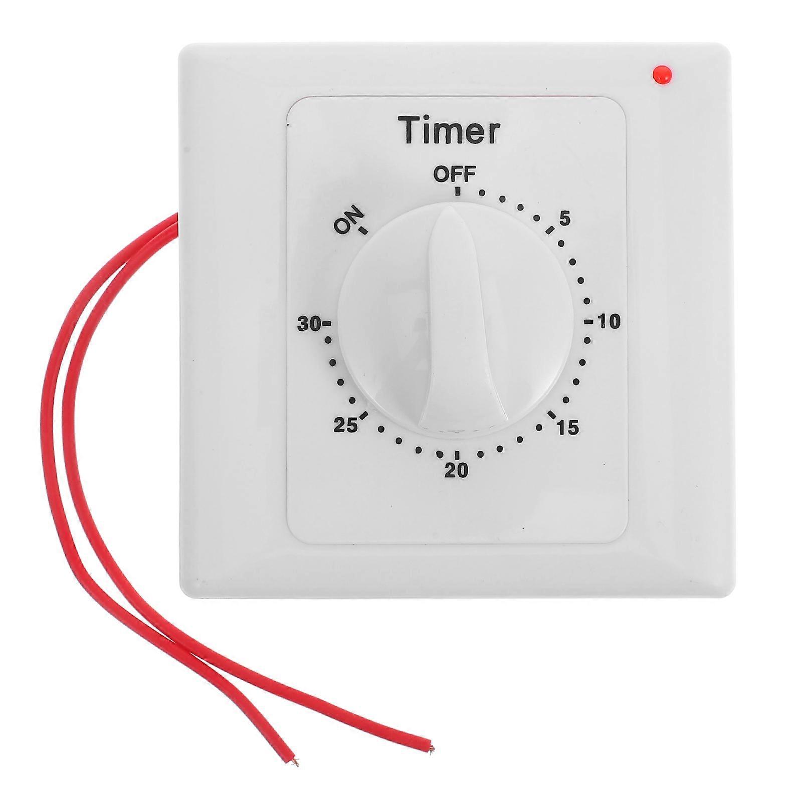 Digital Timer Switch For Indoor Electrical Outlets Universal Timer Knob Replacement For Kitchen And Bathroom Easy-To-Use Wall Timer With Precise Time 