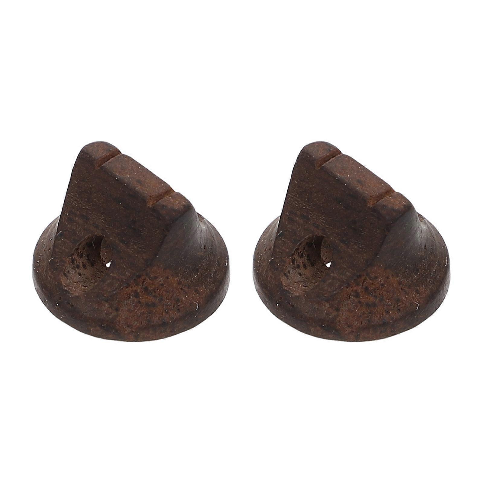 2Pcs Practical Professional Ebony Erhu Using Bridge Erhu Instrument Accessory