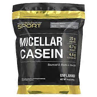 California Gold Nutrition, Sport, Micellar Kasein, Usmaksatt, Langsom Absorpsjon, 454 g