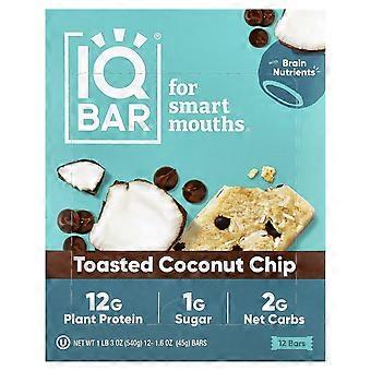 IQBAR, kasviproteiinipatukat, paahdetulla kookoshiutaleella, 12 patukkaa, 45 g/kpl