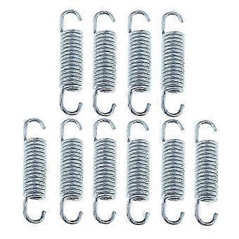 10x Massieve trampolineveren ter vervanging, 10/11,6/14/16,5/8,8 cm, veer 10 cm, x