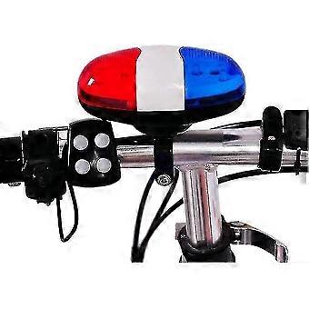Fahrradklingel 6 LED-Hupe 4-Ton-LED-Licht Elektronische Sirene Fahrrad Bel für Kinder Fahrradzubehör