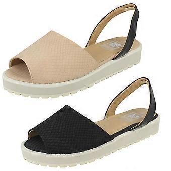 Ladies Down To Earth Slingback Casual Sandals
