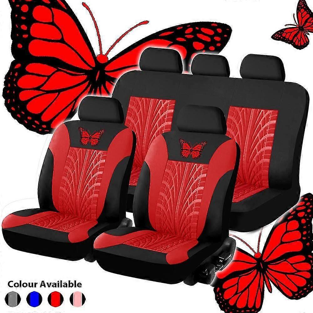 Set complet capac scaun auto fluture 9 piese
