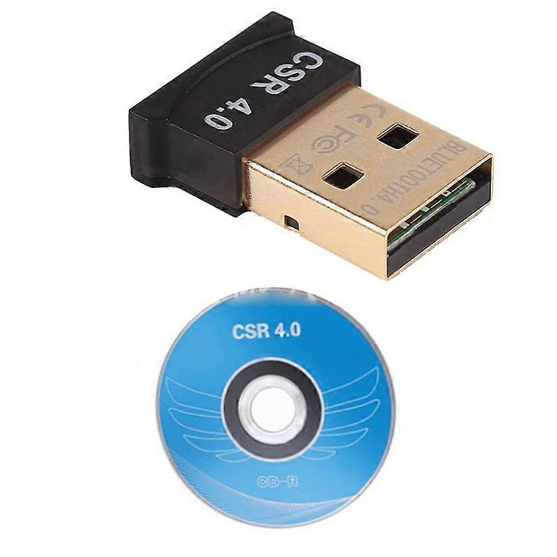 Mini 4.0 USB Bluetooth-compatible Audio Adapter Receiver for Laptop Windows 8/10 Mac Linux JIKAIX
