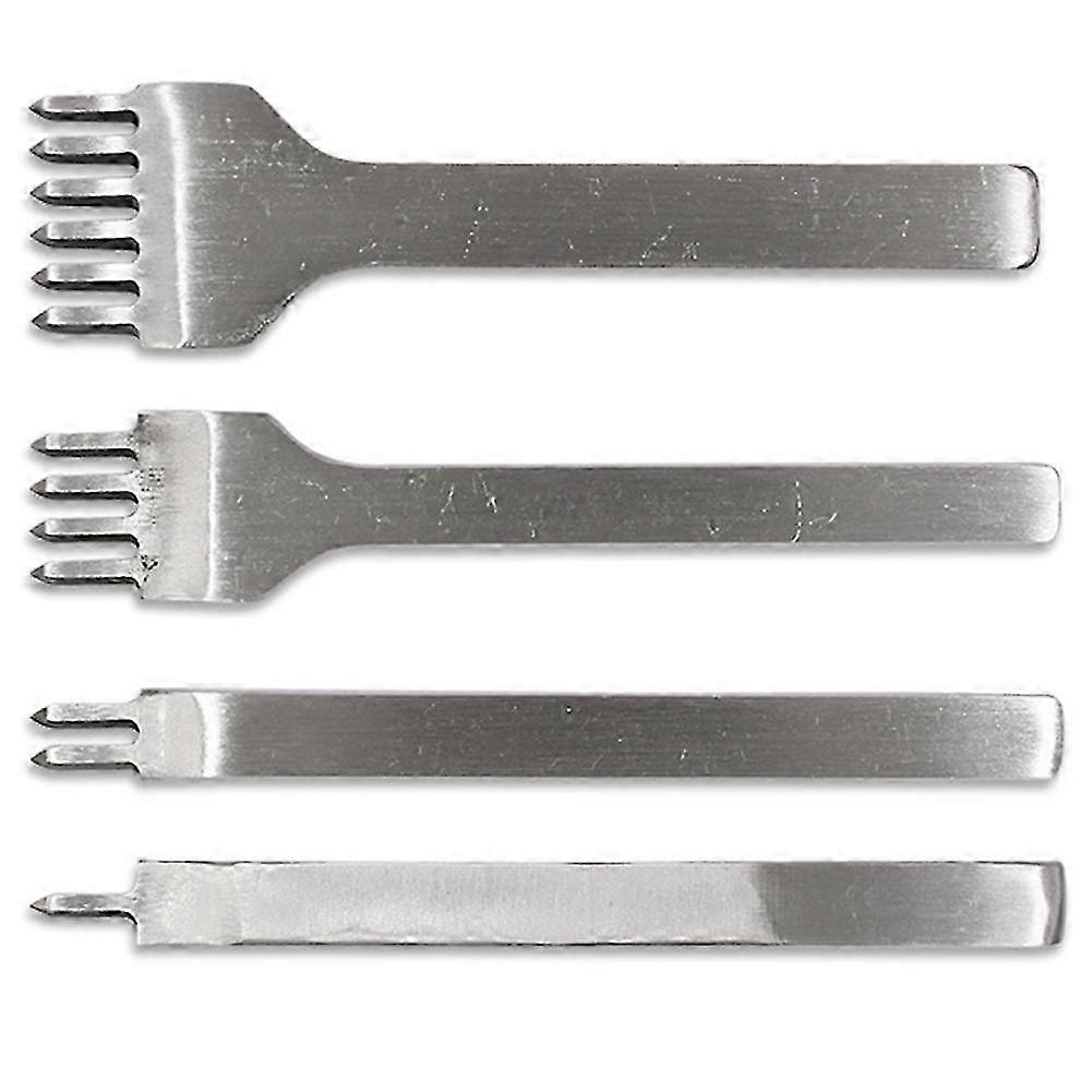 Leather Hole Punching Percompatible withated Round Stitching Cut Leather Punch Tools Head Replaceable DIY Leather Craft Chisel