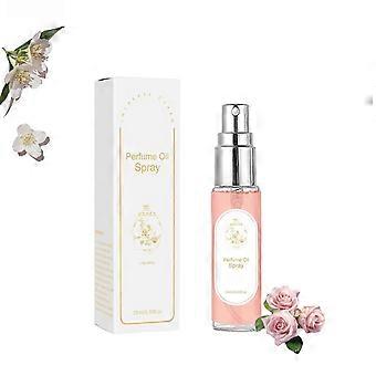 Floral Perfume Oil - Long Lasting Vegan Body Fragrance with Light Herbal Notes, 10ml Spray