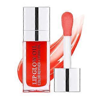 Óleo labial volumizador transparente e gloss labial hidratante não pegajoso para lábios mais cheios, 5,7 g