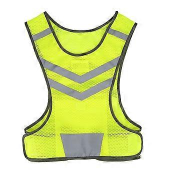 High Visibility Adjustable Reflective Safety Vest compatible with Outdoor Sports Cycling Running Hiking Reflective Vest High Visibility Vest