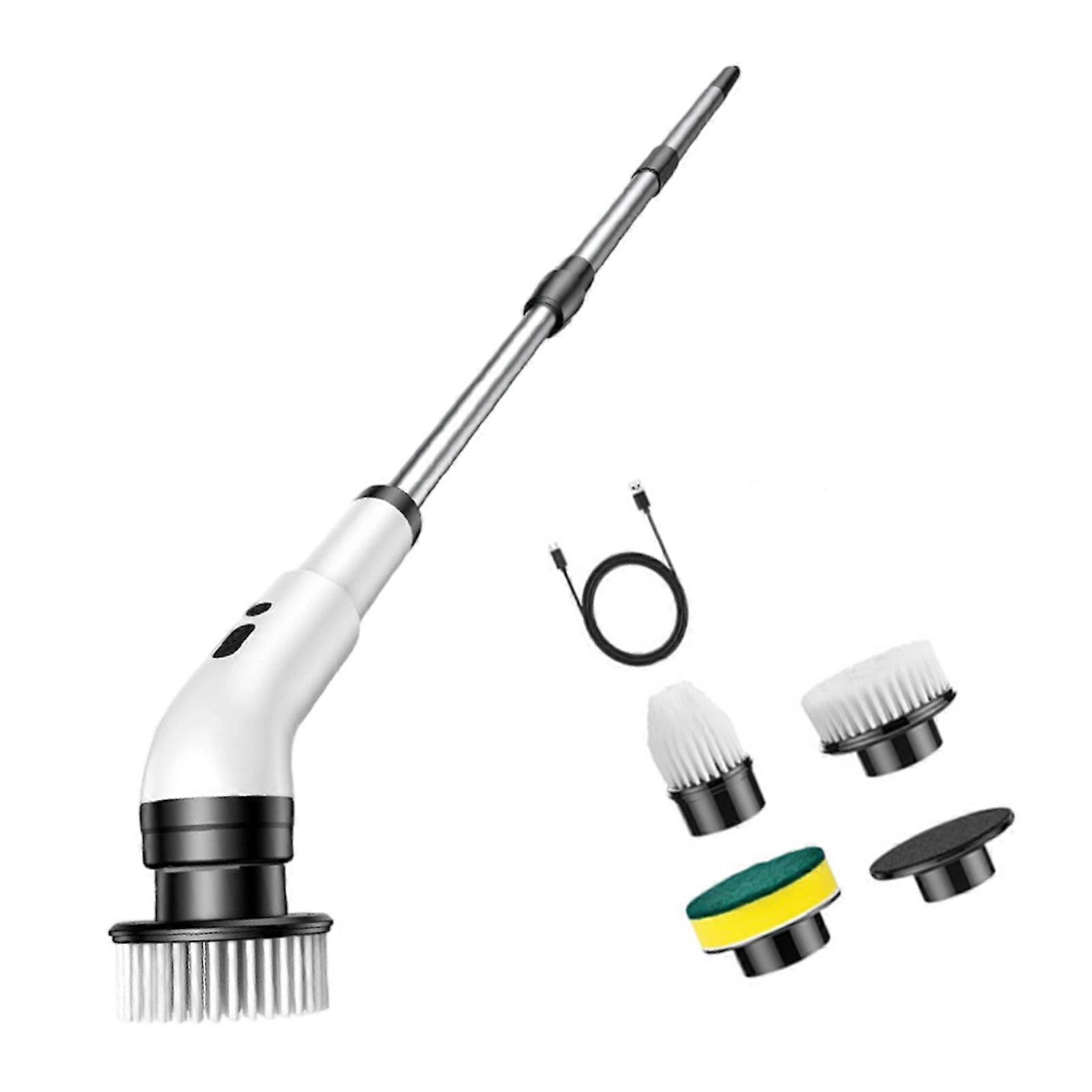 Rechargeable electric polisher Brush With ABS Body For Bathroom Floor And Kitchen Cleaning Multicolor