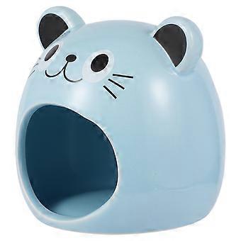 Pet Summer Hideout Ceramic Hamster House Provides 1 Durable Bed
