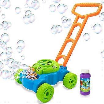 Bubble Lawn Mower Toy for Toddlers, Battery Operated Bubble Blower Walker with Bubble Blowing Fun (BB777)