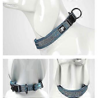 Truelove Adjustable Mesh Padded Pet Dog Collar 3m Reflective Nylon Dog Collar Durable Heavy Duty For All Breed