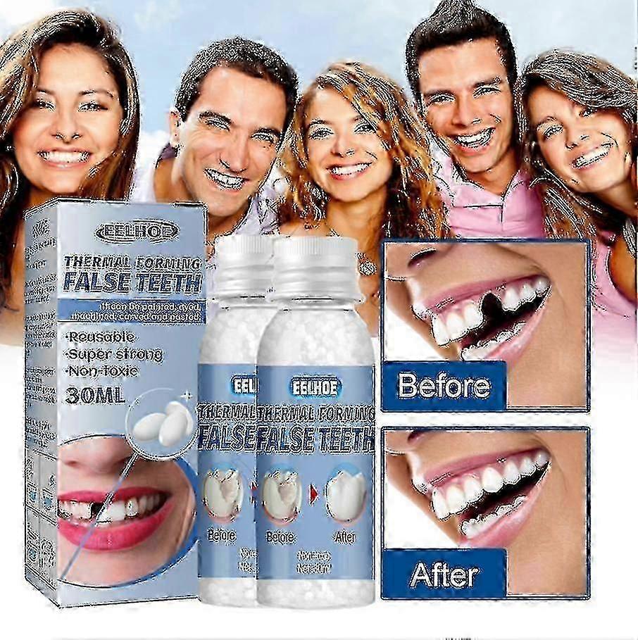 2pcs  Shapeable Teether Film And Television Makeup Dentures Modification Temporary