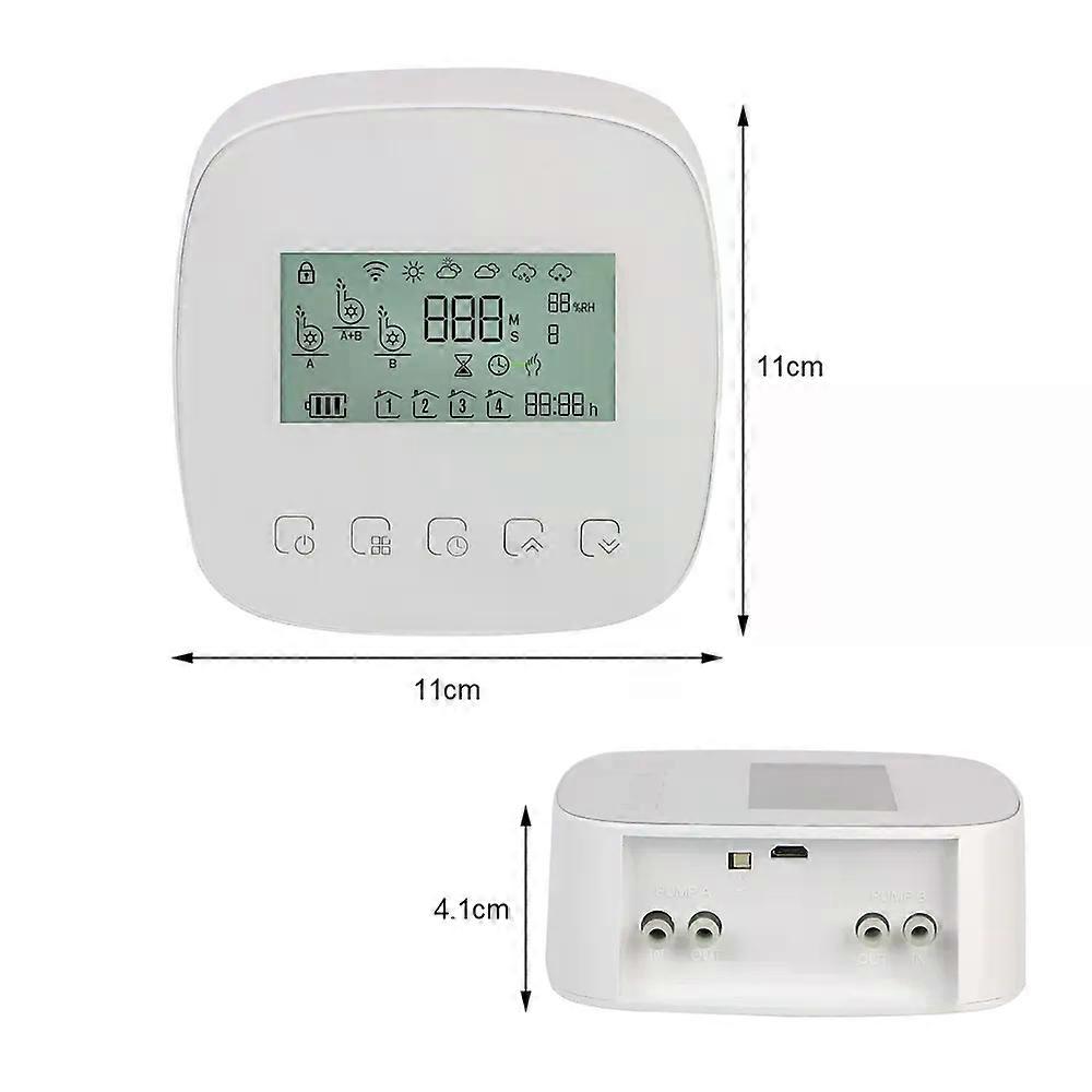 Intelligent Automatic Water Timer WiFi Tuya Micro-drip Irrigation Controller Digital Watering Irrigation Timer with Solar Panel